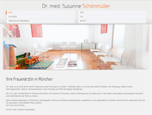 Tablet Screenshot of drschoenmueller.de